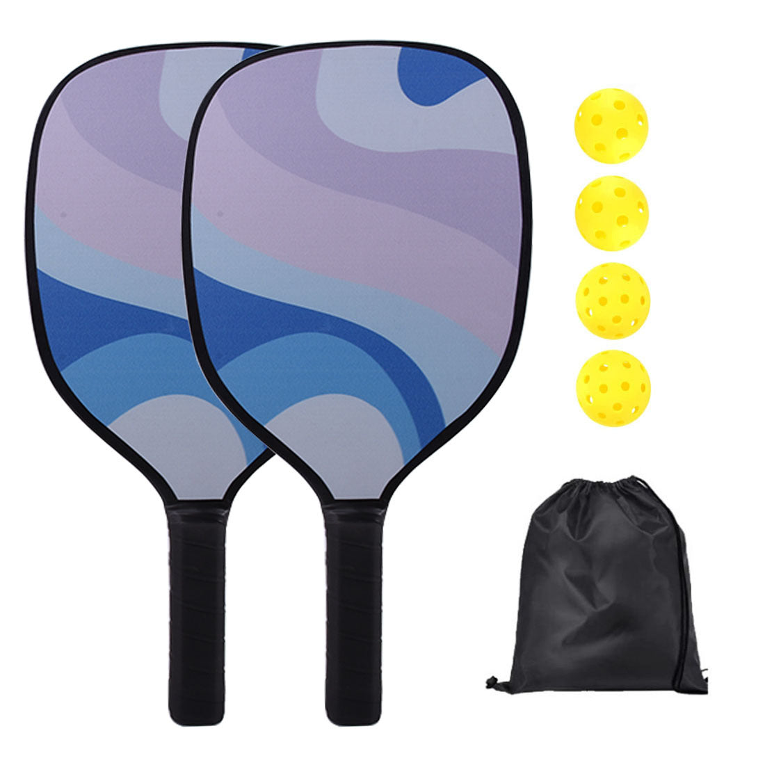 2 Paddles Pickleball Set
