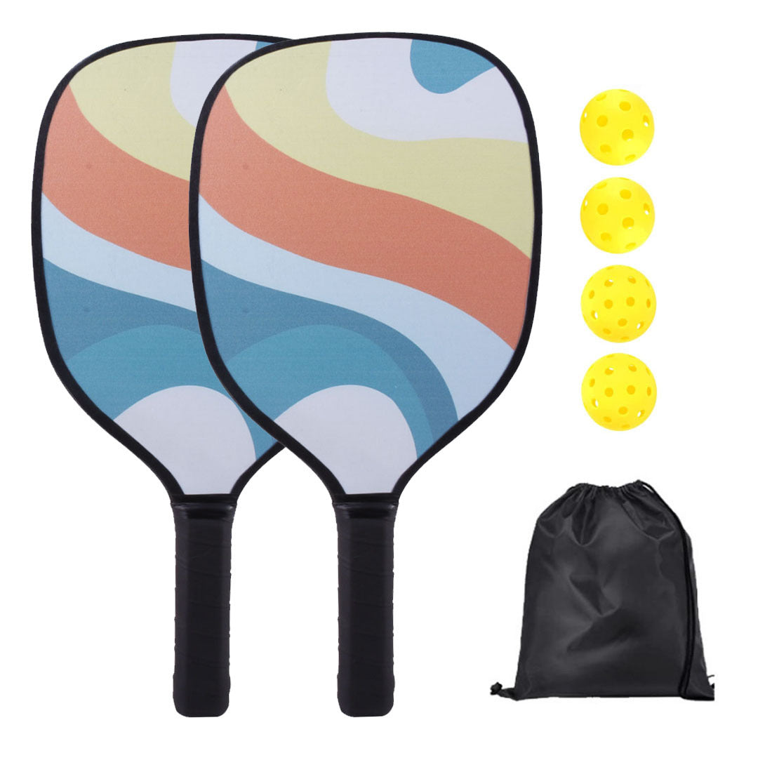 2 Paddles Pickleball Set