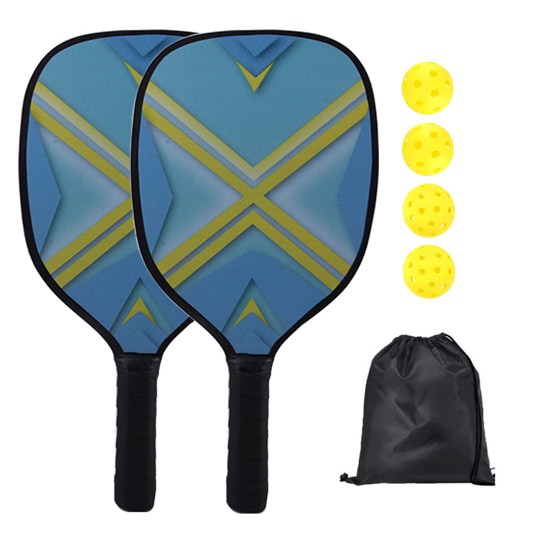 2 Paddles Pickleball Set